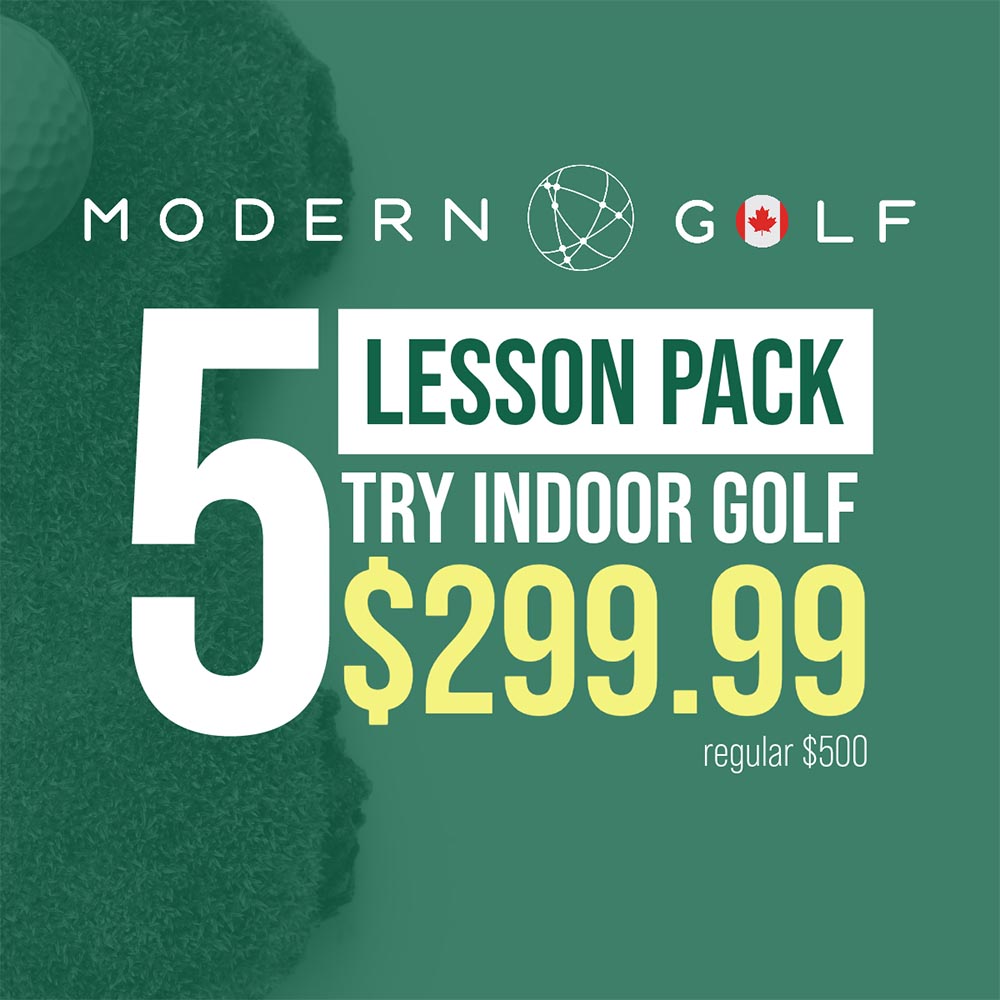 Modern Golf Try Indoor Golf 5 Lesson Pack